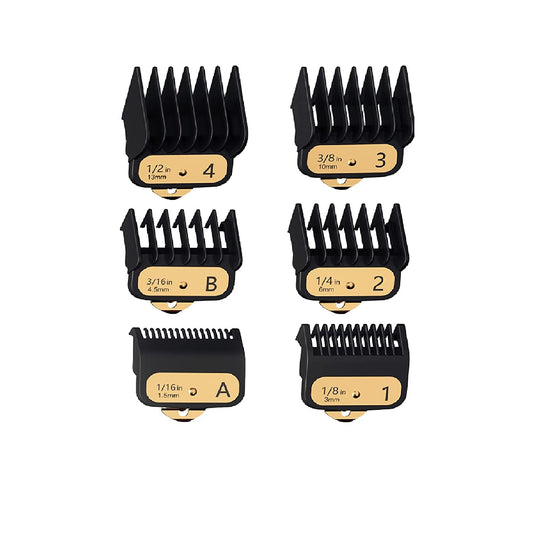 SUPRENT Replacement Guide Comb Set for Hair Clippers (Gold) HC596BX